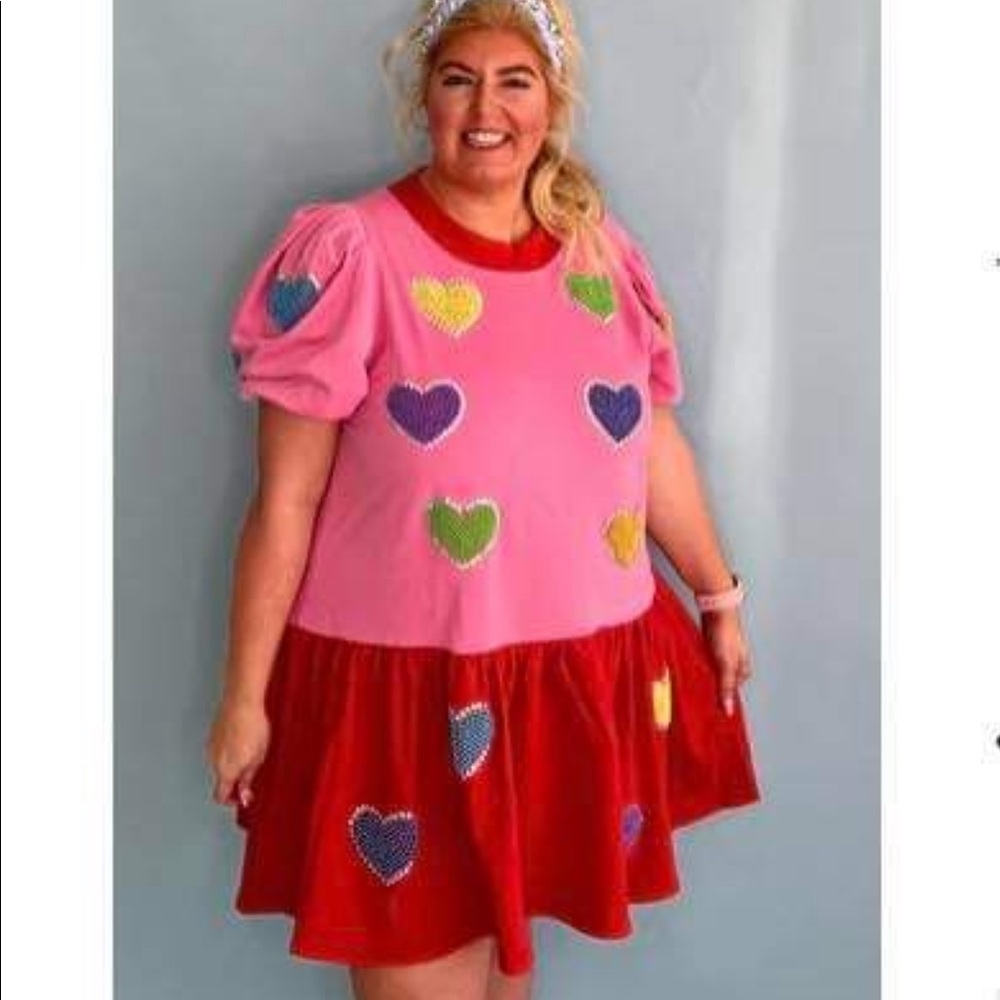 Queen of sparkles heart dress